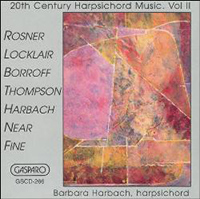 20th Century Harpsichord Music, Volume 2